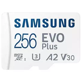 Карта памяти MicroSDXC 256 Гб Samsung EVO Plus (MB-MC256KA/RU) Class 10