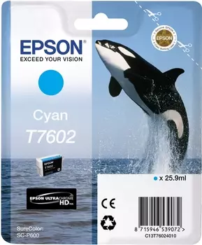 Картридж Epson C13T76024010 Сyan