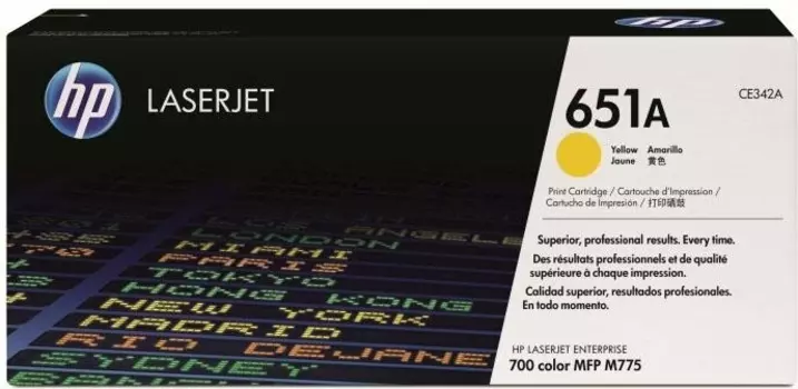 Картридж HP 651A Yellow LaserJet для HP LaserJet Enterprise 700 color MFP M775 CE342A