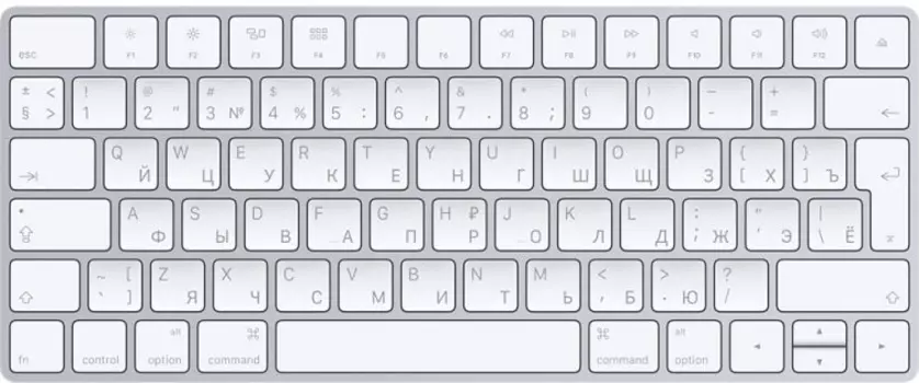 Клавиатура беспроводная Apple Magic Keyboard (MLA22RU/A) белая