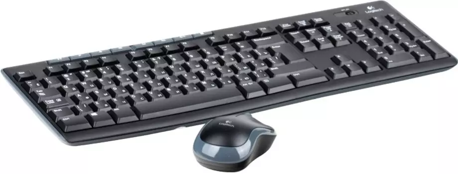 Клавиатура Logitech Wireless Combo MK270 Black USB (920-004518)