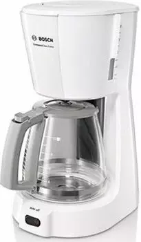 Кофеварка капельная Bosch TKA3A031 белый 1100Вт