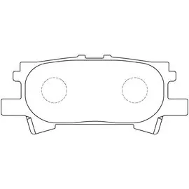 Колодки тормозные дисковые задние NIBK PN1498