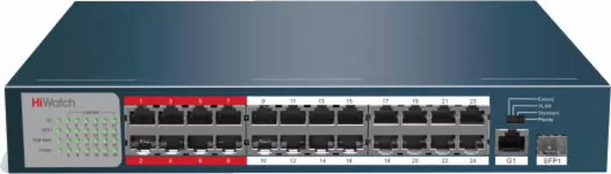 Коммутатор HiWatch DS-S2624P(B)