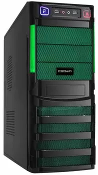 Корпус Crown CMC-SM162 450W Black/Green