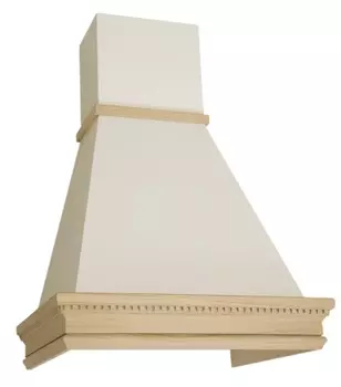 Кухонная вытяжка ELIKOR Вилла Луизиана 90 топленое молоко/дуб неокрашенный