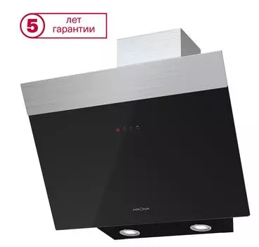 Кухонная вытяжка Krona KRISTEN S 600 black/inox