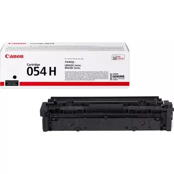 Лазерный картридж Canon 054 H Bk для MF641/643/645, LBP621/623. Чёрный. 3100 страниц.