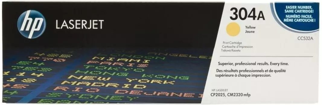 Лазерный картридж HP 304 Yellow (CC532A)