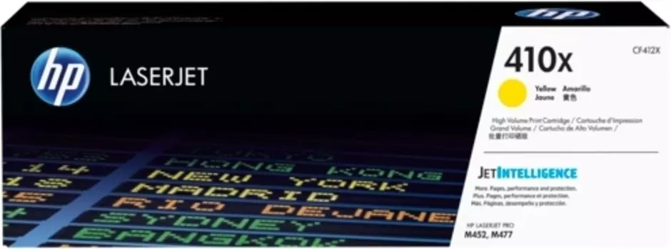 Лазерный картридж HP 410X Yellow (CF412X)