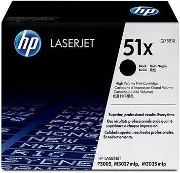 Лазерный картридж HP 51Х Black (Q7551X)
