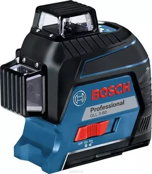 Лазерный нивелир Bosch GLL 3-80 + кейс