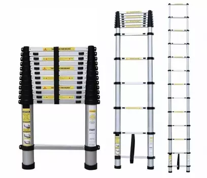 Лестница телескопическая UPU Ladder UP380 3,8 м