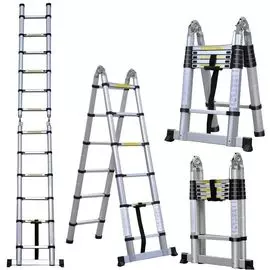 Лестница-трансформер телескопическая UPU Ladder UP380D 3,8 м