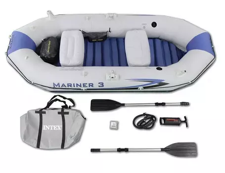 Лодка надувная Intex Mariner 3 (68373) 127x297x46 см