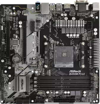 Материнская плата ASRock B450M Pro4