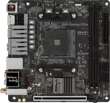 Материнская плата ASRock Fatal1ty B450 Gaming-ITX/ac