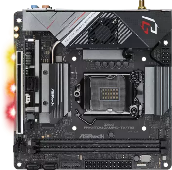 Материнская плата ASRock Z490 PHANTOM GAMING-ITX/TB3