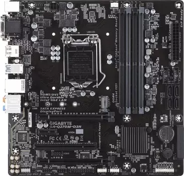 Материнская плата Gigabyte GA-Q270M-D3H