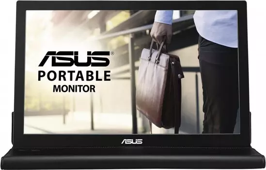 Монитор 16" Asus MB169B+ (90LM0183-B01170) черный