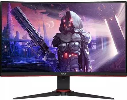 Монитор 23.6" AOC Gaming C24G2AE/BK черно-красный