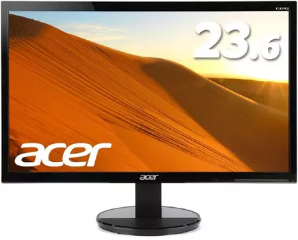 Монитор 24" Acer K242HQLBID (UM.UX2EE.001) черный
