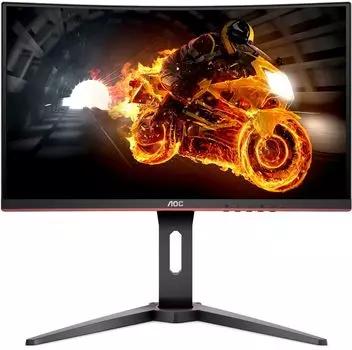 Монитор 24" AOC C24G1 (C24G1) черно-красный