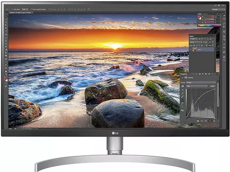 Монитор 27" LG UltraFine 27UL850-W бело-черный