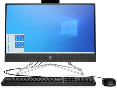 Моноблок HP 22-df0041ur (14P70EA) черный