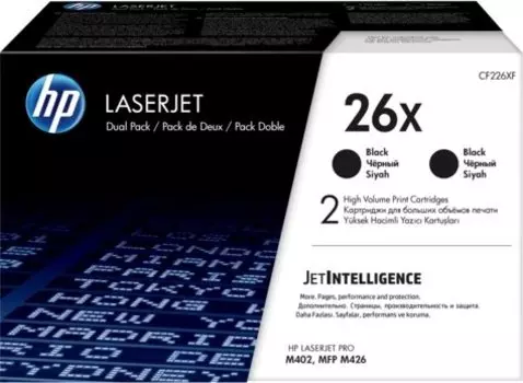 Набор лазерных картриджей HP 26X Black (CF226XF)