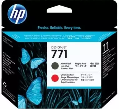 Набор печатающих головок HP 771 Matte Black/Chromatic Red (CE017A)