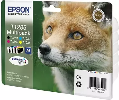 Набор струйных картриджей Epson T1285 (C13T12854012)