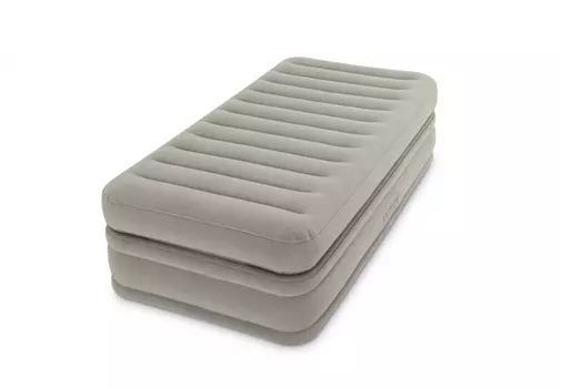 Надувная кровать INTEX "Prime Comfort Elevated Airbed", встроенный электронасос 99х191х51см (64444)