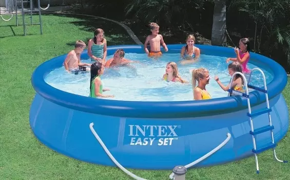 Надувной круглый бассейн INTEX Easy Set 457х122 см [26168]
