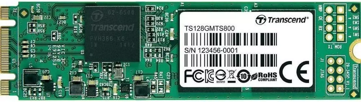 Накопитель SSD 128 Гб Transcend MTS800 (TS128GMTS800S) M.2 2280