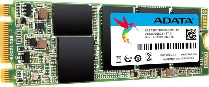 Накопитель SSD 1 Тб ADATA Ultimate SU800 (ASU800NS38-1TT-C) M.2 2280