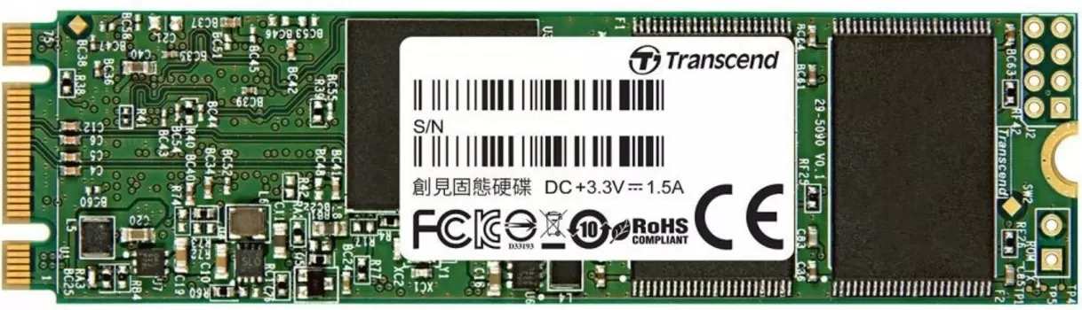 Накопитель SSD 240 Гб Transcend MTS820 (TS240GMTS820S) M.2 2280
