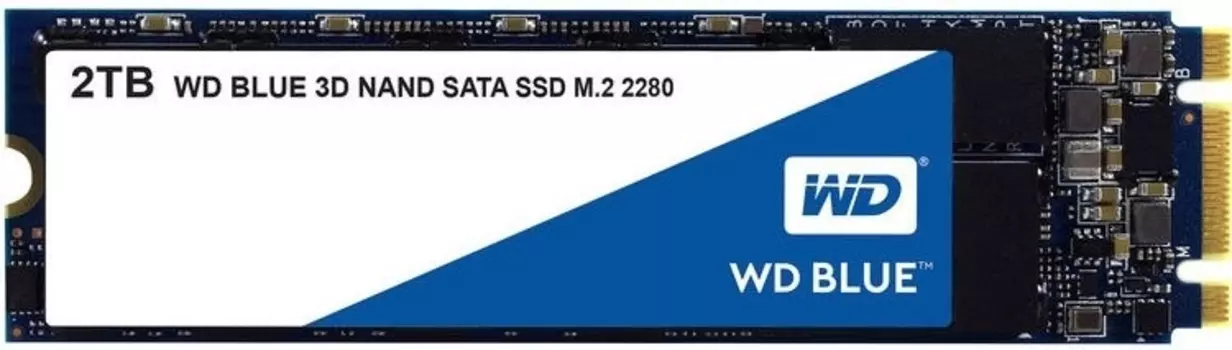 Накопитель SSD 2 Тб Western Digital Blue (WDS200T2B0B) M.2 2280