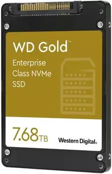 Накопитель SSD 7.68 Тб Western Digital GOLD (WDS768T1D0D) PCIE U.2
