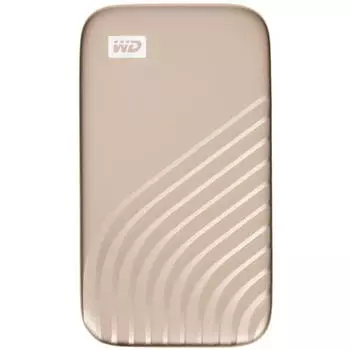 Накопитель внешний SSD 1 Тб Western Digital My Passport (WDBAGF0010BGD-WESN) USB-C золотистый