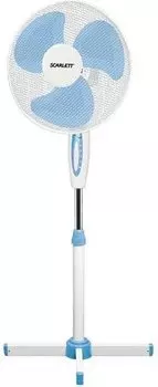 Напольный вентилятор Scarlett SC-SF111B04 белый