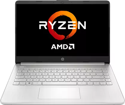 Ноутбук HP 14s-fq0037ur (24C09EA) серебристый