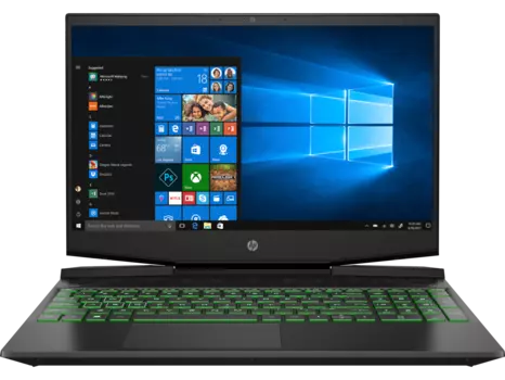 Ноутбук HP Pavilion Gaming 15-dk1065ur (2X0R4EA) зеленый