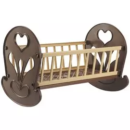 ОГОНЁК Кровать-качалка (С-250) коричневая