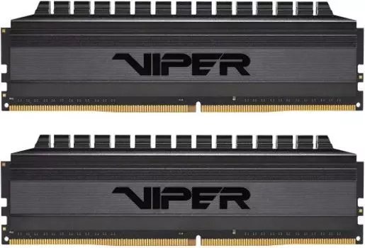 Оперативная память DIMM 64 Гб DDR4 3000 МГц Patriot Viper 4 Blackout (PVB464G300C6K) PC4-24000, 2x32 Гб KIT