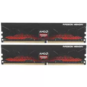 Оперативная память DIMM 64 Гб DDR4 3600 МГц AMD Radeon R9 Gamers (R9S464G3606U2K) PC4-28800 2x32 Гб