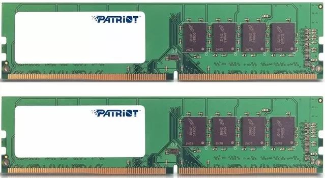 Оперативная память DIMM 8 Гб DDR4 2400 МГц Patriot (PSD48G2400K) PC4-19200, 2x4 Гб KIT