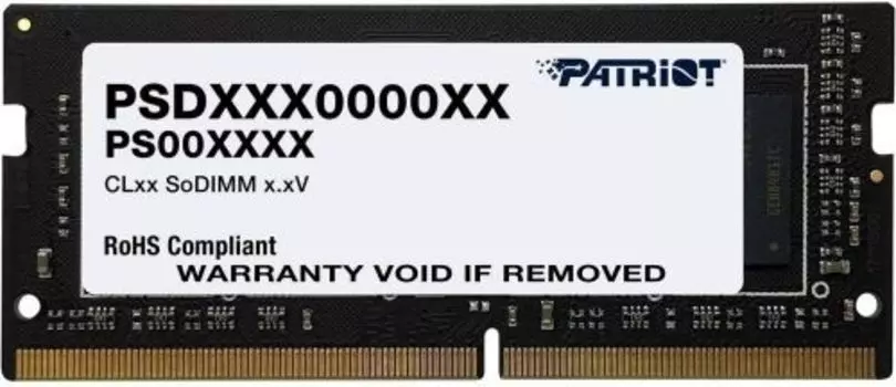 Оперативная память SO-DIMM 32 Гб DDR4 2666 МГц Patriot Signature Line (PSD432G26662S) PC4-21300