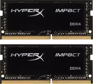Оперативная память SO-DIMM 32 Гб DDR4 2933 МГц HyperX Impact (HX429S17IBK2/32) PC4-23400, 2x16 Гб KIT