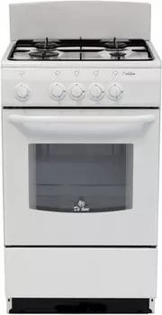 Плита газовая De Luxe 5040.38г белая